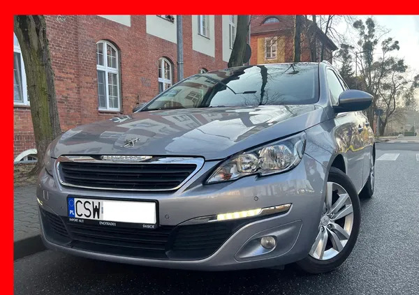 kujawsko-pomorskie Peugeot 308 cena 27700 przebieg: 245000, rok produkcji 2014 z Brusy